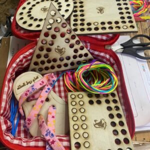 حقيبة الخياط ٤ اشكال هندسية وربط حذاء